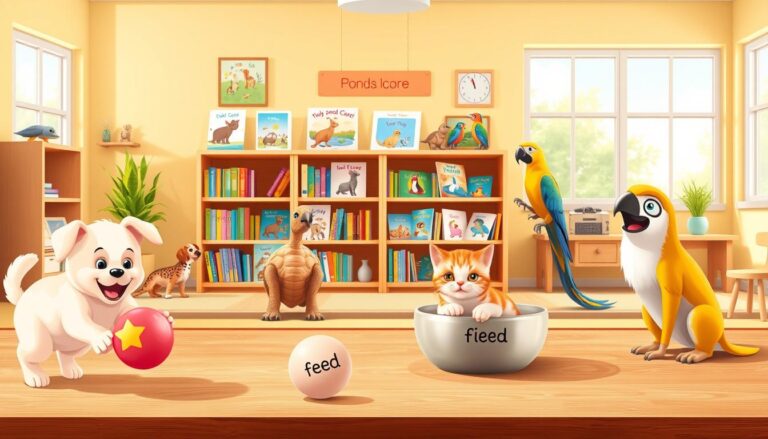 Pet Care Play: Grow Verbs, Feelings, and Responsibility Words with Animal Themes
