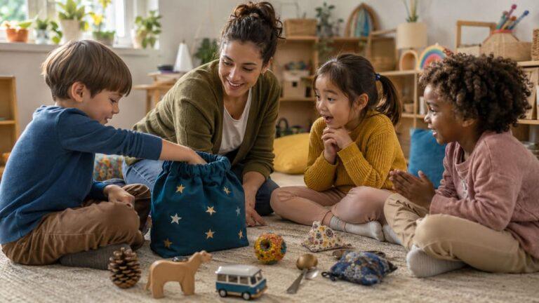 The Mystery Bag Language Game: Build Vocabulary, Describing, and Conversation Skills Through Play