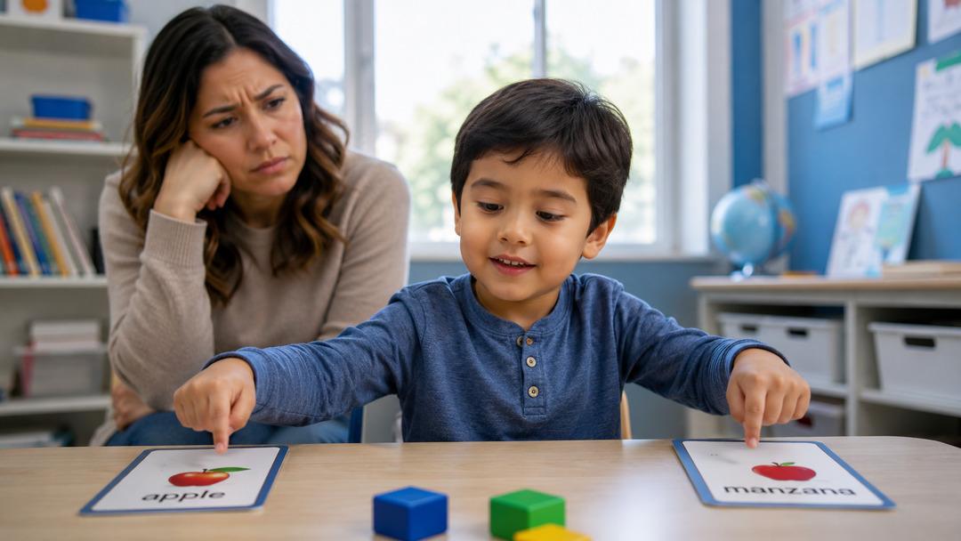bilingual child confusion