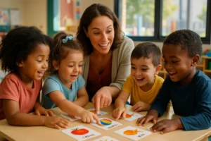 Parent reading with a child to support bilingual preschool vocabulary at home